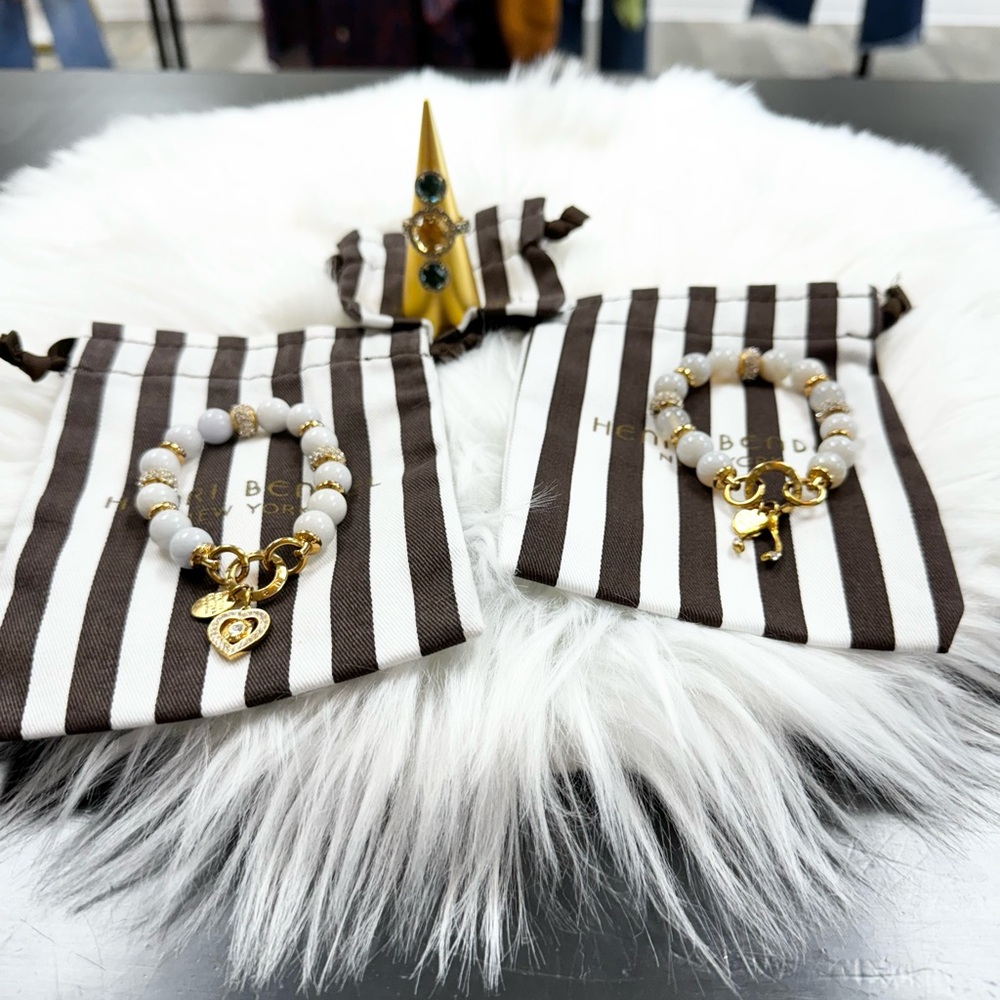 Set of three Henri Bendel costume jewelry pieces